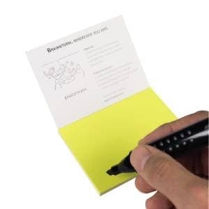 Presentation Cards Self-Adhesive Notes S 10x7,4 cm 95BLATT PP gelb