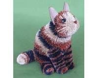 Cat Calico Sitting 16 inch