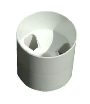 4 Practice Green Golf Cup - Bright White Plastic by TJB