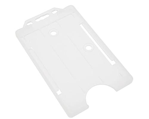 Open Faced Card Holder - Portrait - Clear (100)