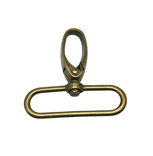 Ruihai Bronze 2" Inside Diameter Oval Ring Large Olive Buckle Lobster Clasps Swivel Snap Hooks Pack of 4