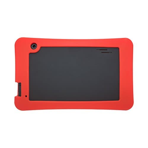 Transwon 7 Inch Silicone Case for Aceson A7 7, Ogima 7 Inch Tablet, Azpen A746, Astro Tab A737, Dragon Touch M7, Cube U25GT, it UK 7" Quad Core IPS Tablet PC, Time2 7 Inch Tablet PC - Red