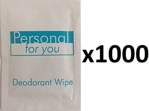 Personal For You Deodorant Wipes - 1000 PACK