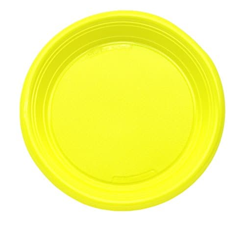 Party Tableware Set Plates Cups Cutlery yellow