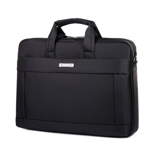 Universal Notebook PC Bundle Package waterproof thick business single shoulder bag large-capacity 14 inch,black [standard]