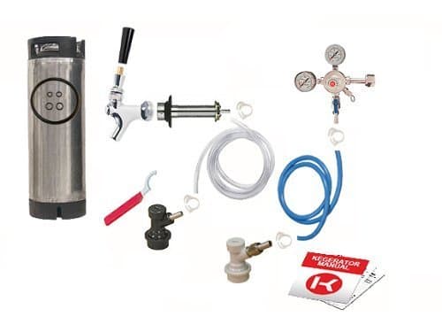 One Keg Door Mount Homebrew Kegerator Conversion Kit Ball Lock - by Strange Brew