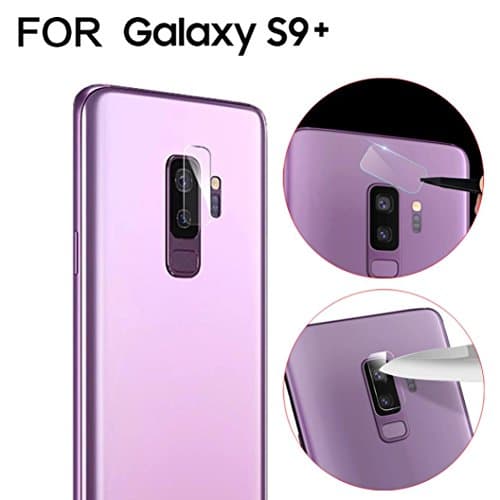 For S9 Plus Screen Protector Glass,Diadia Rear Camera Lens Tempered Glass Screen Protector Film Cover Case For Samsung Galaxy S9 Plus (3PC)