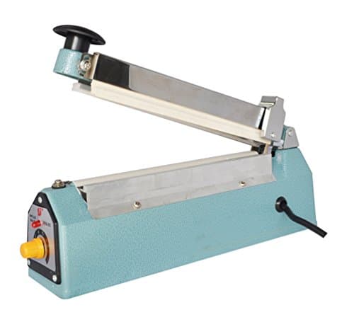 Impulse Sealer Bag Sealing with Built in Cutter Blue Machine 200mm 8 Inch Seal