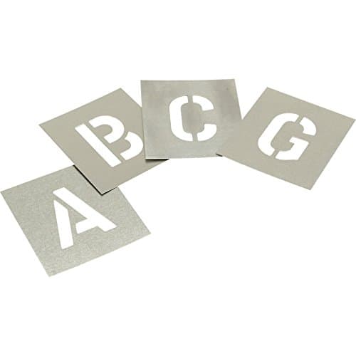 Advanced Atb Set Zinc Stencils Letters 2.1/2" [Pack of 1] --