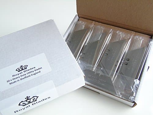 50 x Replacement HD Made In Sheffield Trimming ,Cutting, Scraper, Straight Edge Blades (50)