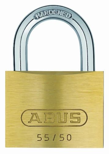 ABUS 02874 Brass Padlock with 5501 Alike Keyed