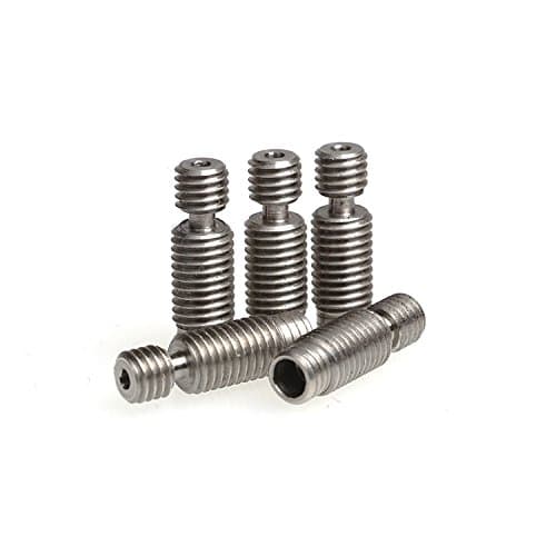 5pcs 3D Printer accessories for E3D V6 all-metal Bowden Hotend Heatbreak Feeding Tube for 1.75mm filament