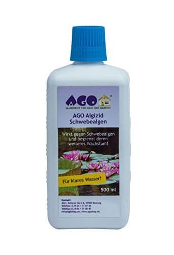 AGO Floating Algae Algaecide 500 ml for up to 10,000 l of Pond Water