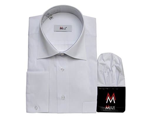 MUGA long sleeve shirt, White, Size L