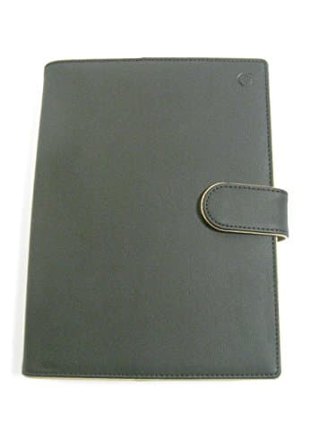 Block Agenda Mobile 2018 in PU, Closure with Button Sky F. to 14.5 x 20.5 cm Daily Grey Art.215535 F-nr