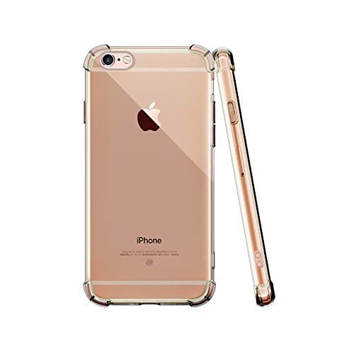 iPhone 6 / 6S Case OTHWAY Soft Silicon TPU Clear Transparent Protective Case Cover [Shock Absorbing][Anti-Yellow][Diamond Colour] (Grey)