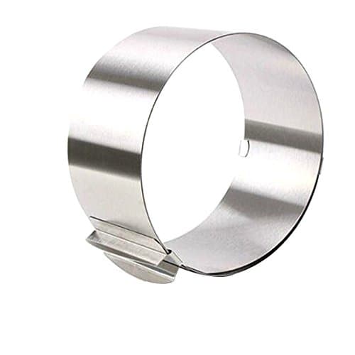 Adjustable Stainless Steel Cake Ring 6-12 Inch Cake Flat Baking Modeling Decorative Tools