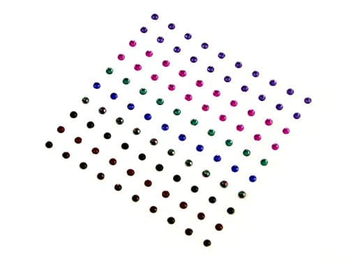 3mm Self Adhesive Flat Backed Craft Gemstones - Opulent - per pack of 100