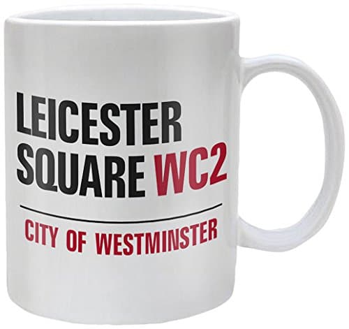 Leicester Square Street Sign Ceramic Mug