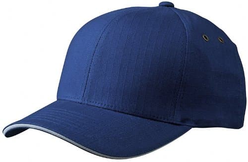 Myrtle Beach Ripstop Sandwich Cap Flexfit Plain - L/XL, Blue