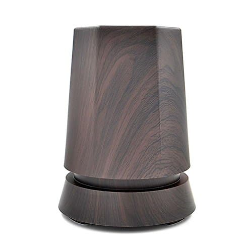 350ML Wood grain humidifier Aromatherapy Atomizer Ultrasound air Diffuser Cool Atomizer , Deep wood grain