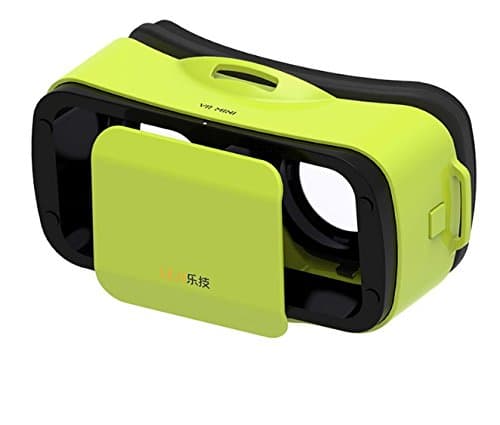 Hot Google VR Box Virtual Reality Headset VR Mini 3D Glasses For Mobile + Remote (Green)