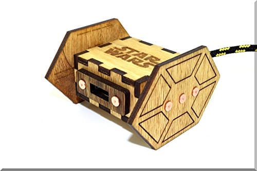 Handmade Star Wars Battleship USB Cable Extention with durable knit nylon cable. Game Gadget ####### (Tags: Wood Handwork Handcraft Unique Best Cool Great USB HUB Device)