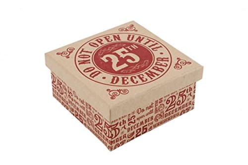 'Do Not Open Until 25th December' Craft Paper Gift Box