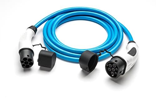 Car Quick Charger/22KW 32 A 3 Phase Type 2 Charging Plug &amp; Socket Connector Adapter (Duo)/Blue/for Zoe Tesla BMWI3 BMWI8 E-P5 VW Golf VW Up. Mercedes B250E etc.