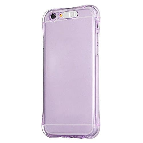 VingDy Phone Case New Soft TPU LED Flash Light Up Remind Incoming Call Case Cover For IPhoneX (Transparent Purple)