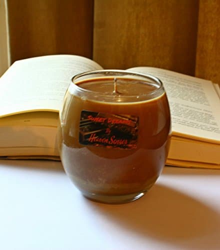 Large Chocolate Scented Candle, Easter decor, Eco friendly, Soy wax, gift for her, gift for him, by Heaven Senses 14 oz