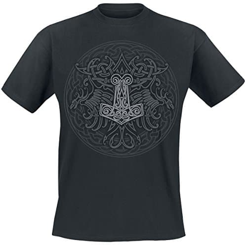 Celtic Viking Shield T-Shirt Black S