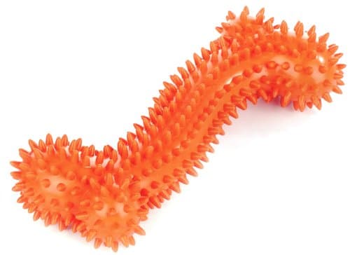 Knight Pet Rubber Dental Spiked Bone