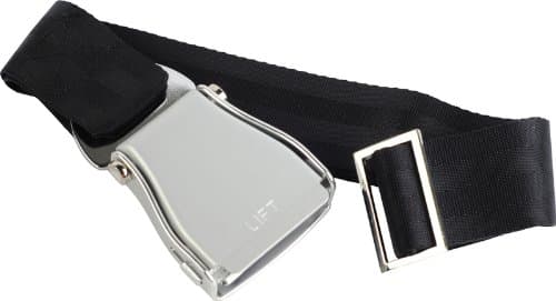 Airline Seatbelt belt, black