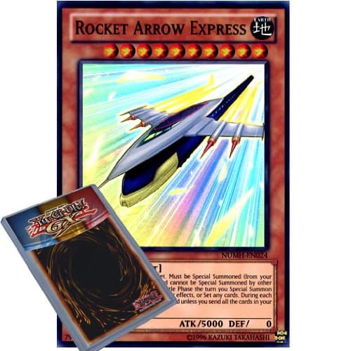 Konami YuGiOh : NUMH-EN024 1st Ed Rocket Arrow Express Super Rare Card - ( Number Hunters Yu-Gi-Oh! Single Card )