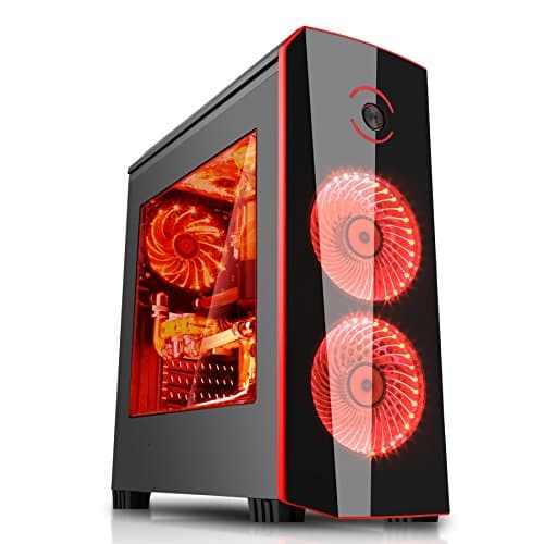 Assembled Fixed Computer Gaming PC INTEL CORE i5 8400 2.8 GHz Turbo Boost up to 4.0 Ghz Six Core CPU Coffee Lake DDR4 RAM 8 GB 2400 MHz Graphics Card nVidia GE Force GTX 1050ti 4 GB DDR 5 Hard Disk Drive SATA 3 Case Case ITEK Origin Red Complete Desktop Workstation Fast Powerful and quiet game design home office work school Editing Photo and Video New Italy 24 Months Warranty (with Hard Disk Drive 1TB) HARD DISK 1TB+SSD 240GB Black 