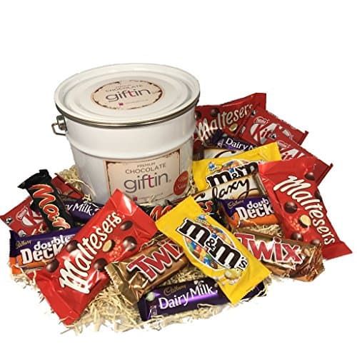 Giftin® Mixed Chocolate Selection Hamper Gift in Vintage Tin