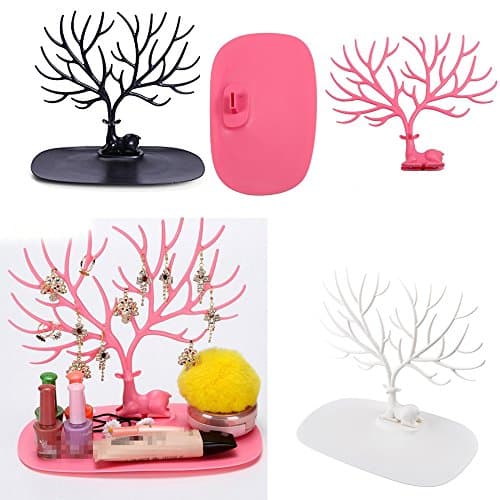 New 1 Pcs Deer Tree Rack Display Stand Holder Organizer for Earrings Necklace