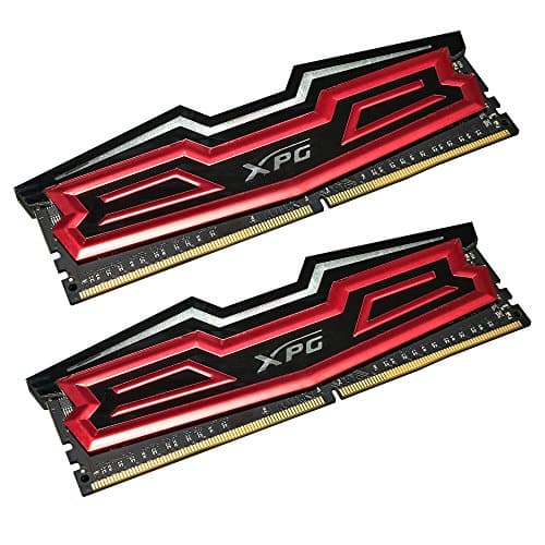 ADATA XPG Dazzle 16 GB (8 GB x 2) DDR4 2400 MHz CL16 LED Memory Module - Red