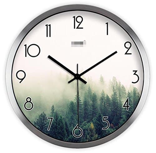 Sucastle Creative wall Clock, modern wall clock, fashion wall clock, nordic wall clock, landscape wall clock, decorative wall clock, living room wall clock, bedroom wall clock, large wall clock, mute wall clock, quartz clock 12 inches