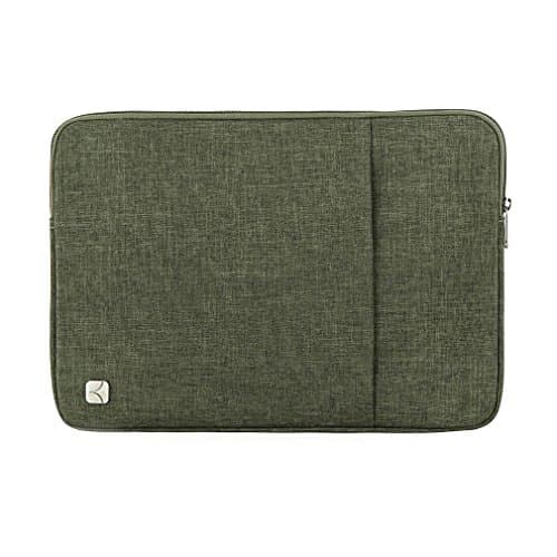 CAISON 13" Laptop Sleeve Case Notebook Bag For 13.3" Lenovo Yoga 710S 720 13.9" Yoga 910 / 13.3" HP Spectre 13 Envy 13 / 13.3" Dell XPS 13 / 14" Lenovo IdeaPad 120S / 14" ASUS ZenBook UX430 UX410 (Military Green)