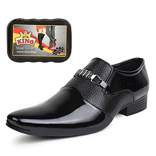 shoecom Men`S Black Formal Shoe