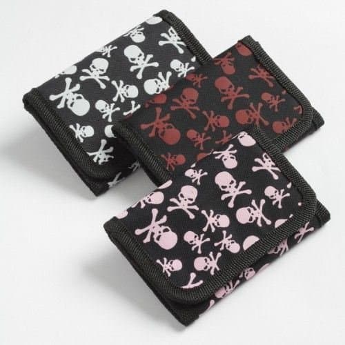 Unisex Skull Wallet available in three colours