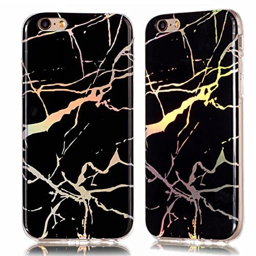 Case for iphone 6plus/6S plus(5.5"), XINYIYI Colorful Marble texture TPU , Soft Anti-slip Back Phone Cover Lightweight Ultra thin shockproof soft shell durable scratch resistant TPU phone case