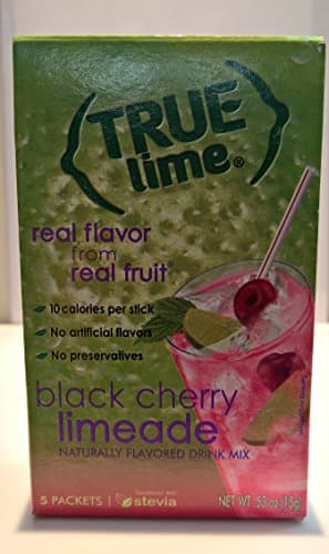 True Lime Black Cherry Limeade Drink Mix 5 Pack 15g