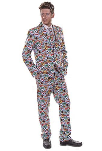 Comic Strip Retro Stag Suit (52" - 54" Chest)