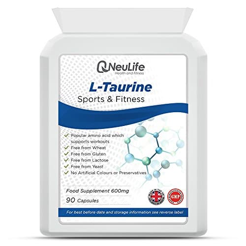 L-Taurine 600mg - 90 Capsules