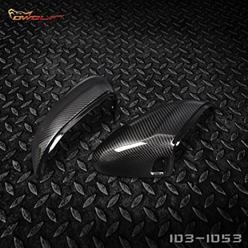 1:1 Direct Replacement Carbon Fiber Side Mirror Covers
