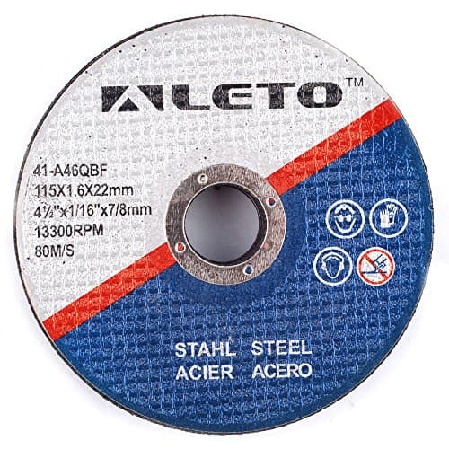 (Pack of 50) Thin 115mm/4.5" Angle Grinder Blade Metal Cutting Slitting Disc