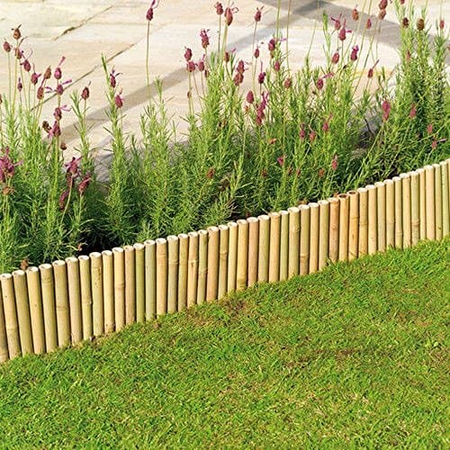 Bamboo Pole Edging Border 120cm x 20cm (10)